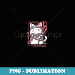 neko samurai cat - premium sublimation digital download