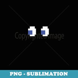 pixel retro arcade game ghost eyes halloween group costumes - modern sublimation png file