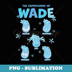 disney pixar elemental the expressions of wade - high-resolution png sublimation file