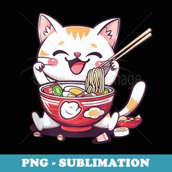 cute kawaii cat ramen s - japanese noodle cat lovers