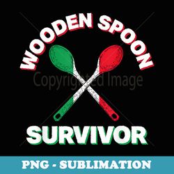 italian family - funny wooden spoon survivor