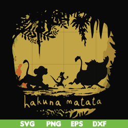 hakuna matata svg, png, dxf, eps file fn000159