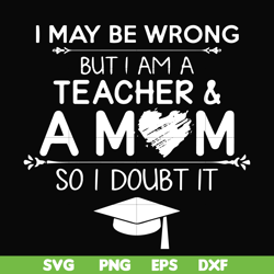 i may be wrong but i am a teacher & a mom so i doubt it svg, png, dxf, eps file fn000163