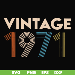 vintage 1971 svg, png, dxf, eps file fn000169