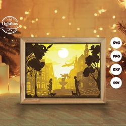 love 14 shadow box files, paper cut light box template files, shadow box paper cut, 3d papercut light box svg file diy,