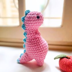 no sew crochet pattern dinosaur, t-rex, amigurumi tutorial pdf in english, crochet pattern pdf christmas