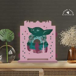 space pop-up template, pop-up svg for cricut projects, 3d papercut light box sliceform, diy pop-up night light