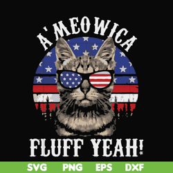 a'meowica fluff yeah svg, png, dxf, eps file fn000786