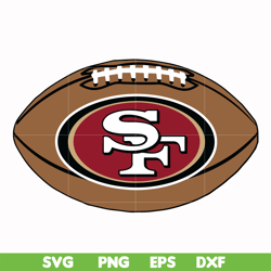 san francisco 49ers svg, 49ers svg, nfl svg, png, dxf, eps digital file nfl071020208l