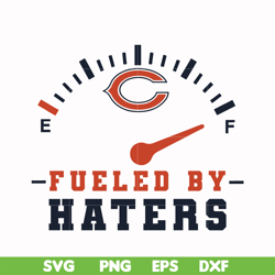 chicago bears fueled by haters svg, chicago bears svg, bears svg, sport svg, nfl svg, png, dxf, eps digital file nfl1110