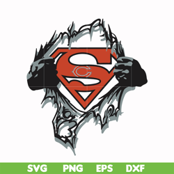 super chicago bears svg, bears svg, sport svg, nfl svg, png, dxf, eps digital file nfl111025t