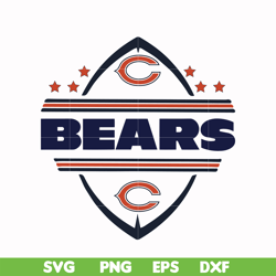 chicago bears svg, bears svg, sport svg, nfl svg, png, dxf, eps digital file nfl111035t