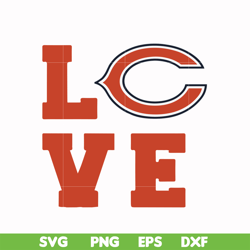 chicago bears live svg, chicago bears svg, bears svg, sport svg, nfl svg, png, dxf, eps digital file nfl111038t