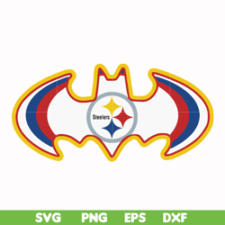 bat pittsburgh steelers svg, sport svg, nfl svg, png, dxf, eps digital file nfl1310202014t