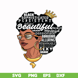 african american print svg, png, dxf, eps digital file oth0008