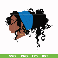 the black woman svg, png, dxf, eps digital file oth0010