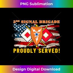 3rd signal brigade army signal corp american flag fort hood - professional sublimation digital download