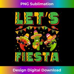 lets fiesta 5 cinco de mayo for women men boys girls mexican tank top - special edition sublimation png file