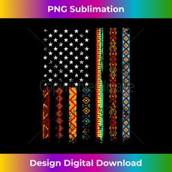 african kente cloth shirts american flag tank top - signature sublimation png file