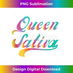 queen sativa cannabis weed funny girl stoner pothead pride 1 - high-quality png sublimation download