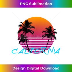 retro 80s california sunset palm 2 - trendy sublimation digital download