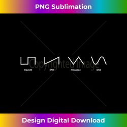 synthesizer audio waveform 2 - artistic sublimation digital file