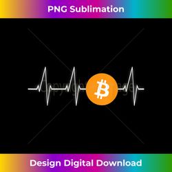 bitcoin love btc heartbeat crypto trader investor bitcoin - retro png sublimation digital download