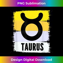 taurus zodiac birthday born in april yellow star signs funky 2 - exclusive png sublimation download