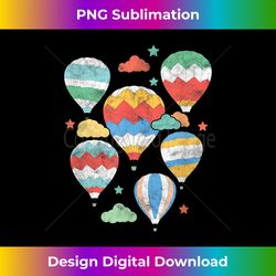 cool hot air balloon graphic art hot air balloon festival - creative sublimation png download