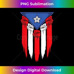 boricua fists - puerto rico flag - proud puerto rican