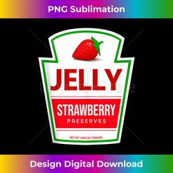 lazy costume s strawberry jelly jar for halloween - retro png sublimation digital download