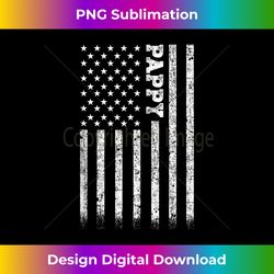 mens pappy american flag tank top - chic sublimation digital download