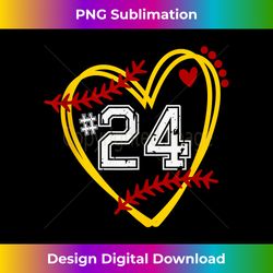 softball jersey 24, trendy softball, softball heart 1 - creative sublimation png download