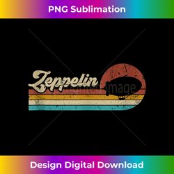 vintage zeppelin retro sunset funny dirigible airship 1 - high-resolution png sublimation file