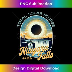 vintage look total solar eclipse niagara falls 2 - png transparent sublimation file
