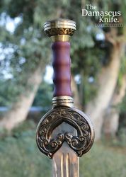 hot selling sword -handmade king theoden rohan replica lotr herugrim sword with scabbard gift item