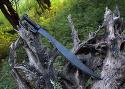 custom handmade sparta sword made with carbon steel | spartan 300 movie sword| king leonidas sword with leather cover