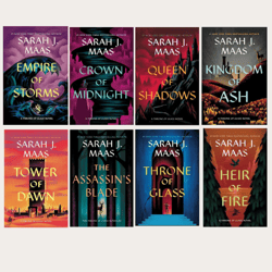 a throne of glass series pdf ebook collection by sarah j. maas: an 8-volume deluxe digital