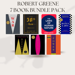 robert greene 7 book bundle pack | pdf digital download