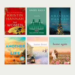 the women home again, angel falls, another life, home front, the nightingale, -bundle of six novels by kristin hannah |