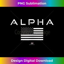 vtv- alpha american flag tank top - exclusive png sublimation download