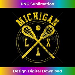 michigan lacrosse lax logo - professional sublimation digital download
