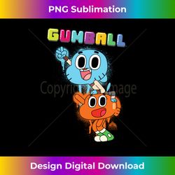 the amazing world of gumball gumball spray long sleeve - premium png sublimation file