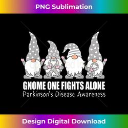 gnome one fights alone parkinson's disease awareness support - high-quality png sublimation download