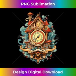 cool cuckoo clock costume for striking clock lovers - vintage sublimation png download