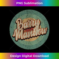 barry manilow circle retro vintage music - png transparent sublimation file