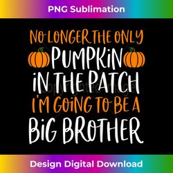 big brother fall pregnancy announcement halloween - signature sublimation png file