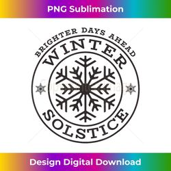 fun winter solstice snowflake graphic art design print - aesthetic sublimation digital file