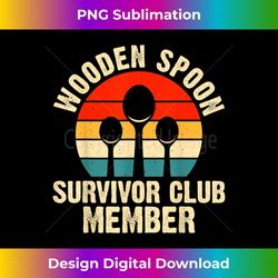 wooden spoon survivor club member survivor wooden spoon 3 - trendy sublimation digital download