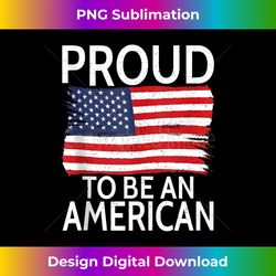 usa america independence proud to be an american tank top - png transparent digital download file for sublimation